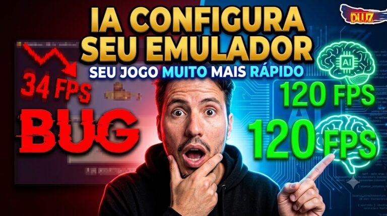Como Otimizar o BlueStacks CN com Inteligência Artificial (Adeus, Bug de Núcleos!)