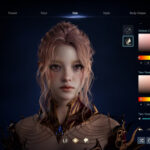 The character creation screen in AION 2.