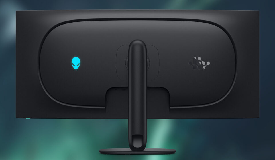 alienware aw3926qw 39-inch 5k oled gaming monitor back