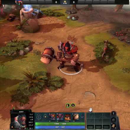 Dota 2 - New hero 'Axe?' with his signature... hammer.