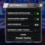 Card Chronicles codes: A screenshot of the code redemption screen with Pocket Tactics in the box and a PT logo in the top right corner