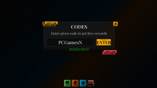 Redeeming Mimic codes on Roblox.