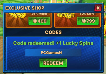 Redeeming Monkey Soccer codes on Roblox.