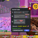Speed Keyboard Escape codes: a redemption screen in front of a pink keyboard