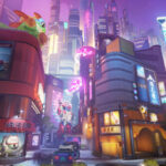 Overwatch events: Anima Strike, set in the neon-drenched Neon Junction.
