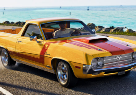 Give us a GTA 6 PC confirmation - Jason drives a yellow and red pickup in the Rockstar Games adventure.