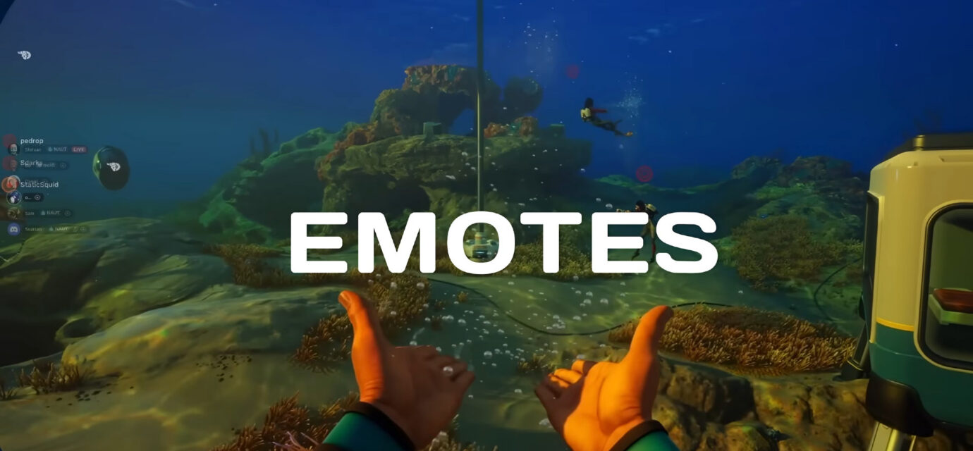 Subnautica 2 update vlog - Emotes.