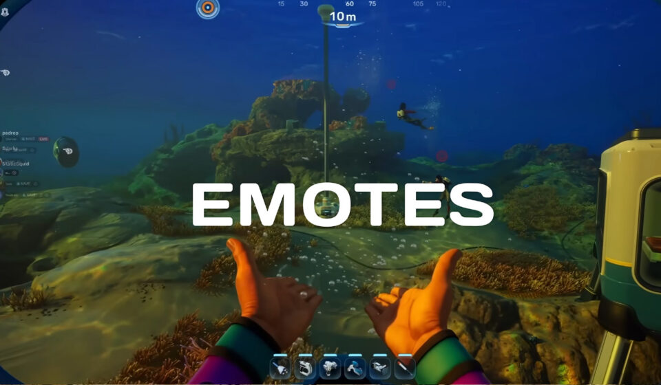 Subnautica 2 update vlog - Emotes.