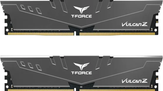 Memória RAM 16GB (2x8GB) DDR4 3200MHz TEAMGROUP T-Force Vulcan Z CL16 Cinza