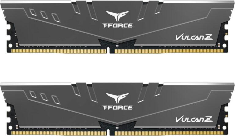 Memória RAM 16GB (2x8GB) DDR4 3200MHz TEAMGROUP T-Force Vulcan Z CL16 Cinza