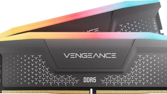 Memória RAM Corsair Vengeance RGB RS 16GB (2x8GB) DDR5 6000MHz CL36 para Desktop