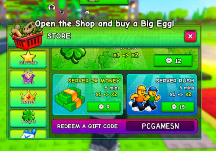 Redeeming My Dino Park codes on Roblox.