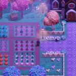 Moonlight Peaks release date: a young vampire bat walks around a purple-colored farm