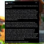 Simon Collins-Laflamme shares Hytale Chapter 1 thoughts via X.