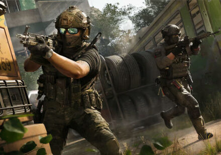 Modern Warfare 4 is coming to Xbox Game Pass, but not for a long time mw4. MW4 players running around a corner.