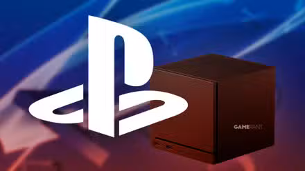 The PlayStation logo next to Valve's Steam Machine.