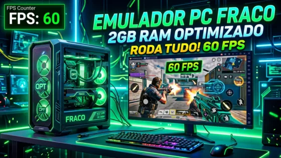 Top 3 Emuladores Mais Leves para PC Fraco (2GB RAM) em 2026: Qual Vale a Pena?