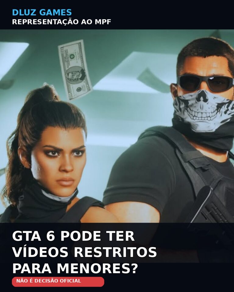 GTA 6 pode ter vídeos restritos para menores no Brasil? Entenda a representação ao MPF