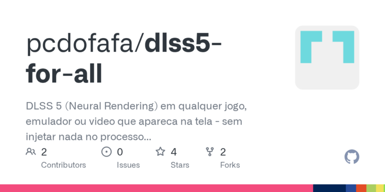 DLSS 5 For All promete levar o Neural Rendering para qualquer jogo, emulador ou vídeo