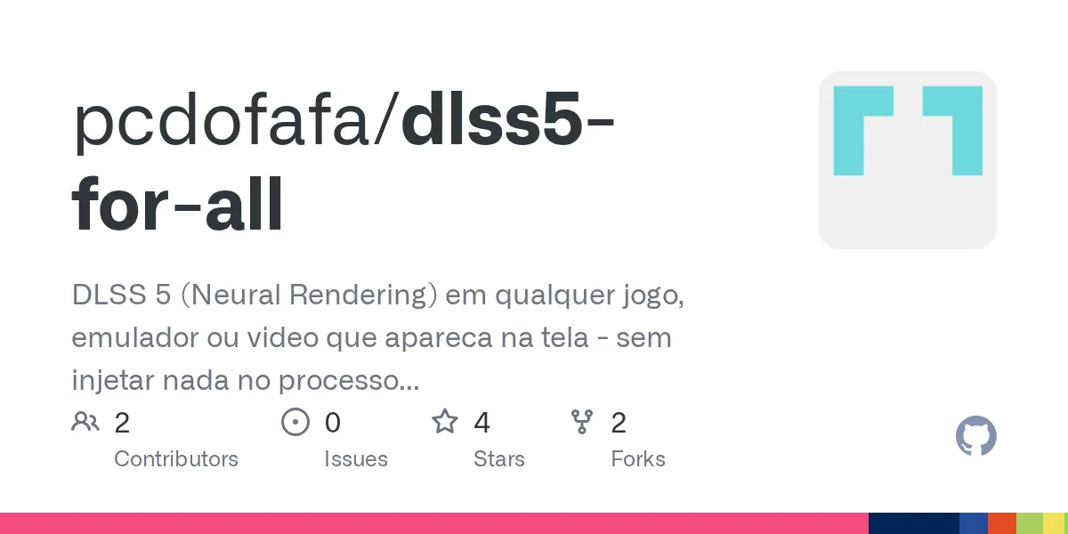 DLSS 5 For All: Neural Rendering em GPUs