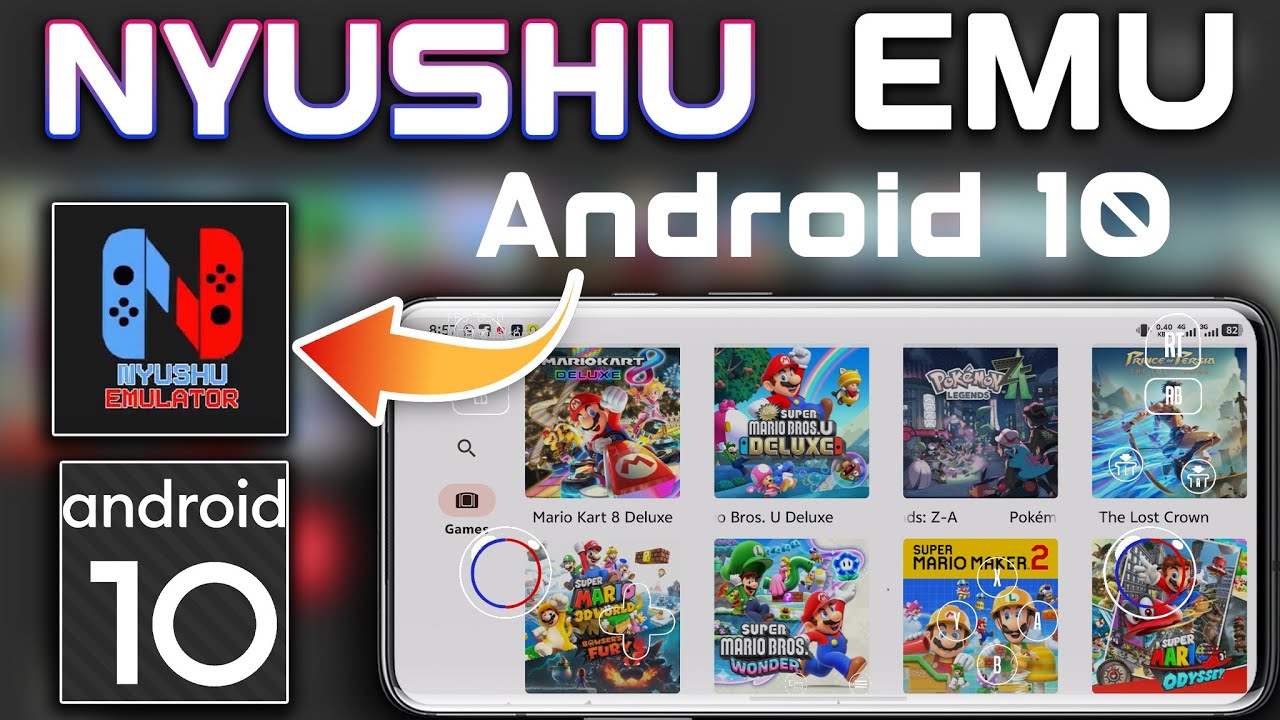 Nyushu emulador de Nintendo Switch no Android