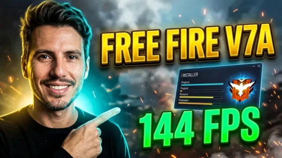 Free Fire V7A Atualizado 1.132.1: Como Instalar com 1 Clique e Destravar 144 FPS no Emulador