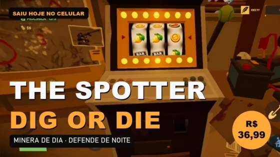 The Spotter: Dig or Die chega ao celular: mineração de dia, tower defense de noite