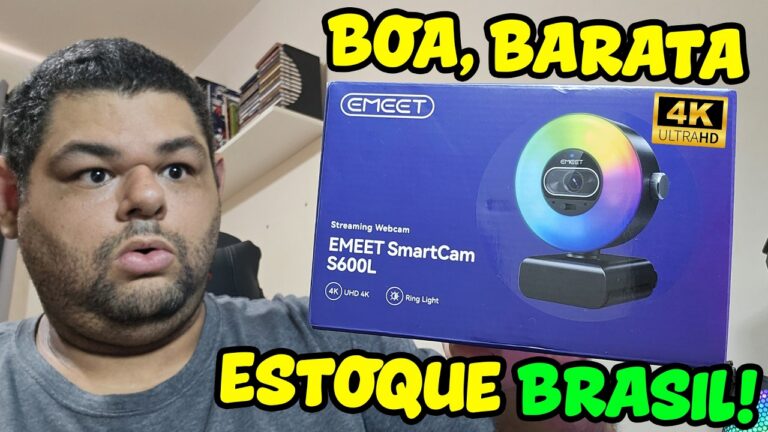 Webcam EMEET S600L: A Melhor 4K Custo-Benefício (Guia 2026)