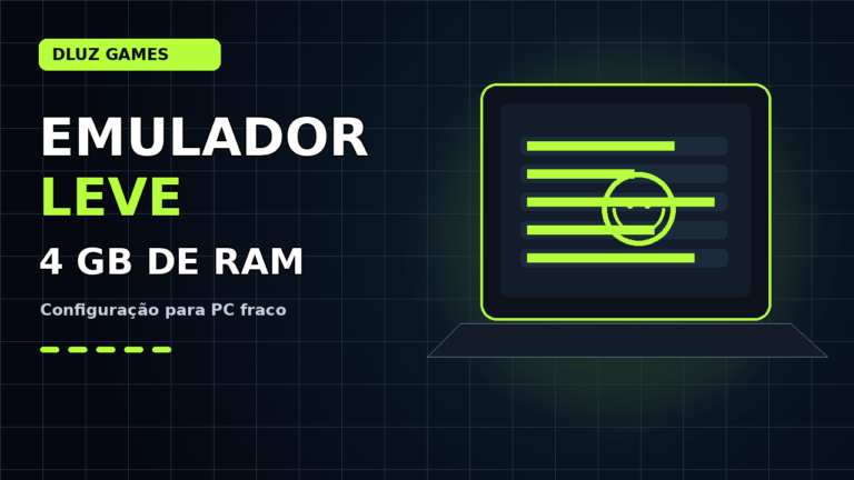 Emulador Android mais leve para 4 GB de RAM: qual escolher em 2026?