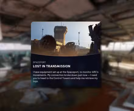 Lost Transmission Quest ARC Raiders