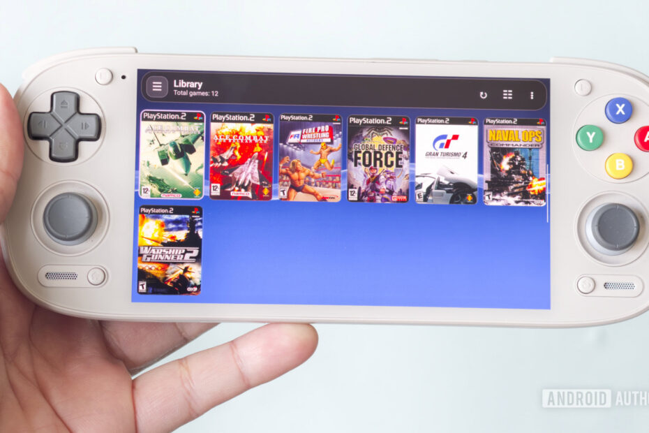 ARMSX2 PS2 emulator on Retroid handheld
