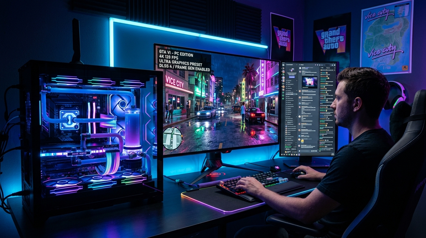 Grand Theft Auto VI Rodando no PC Gamer em Configuracao Ultra