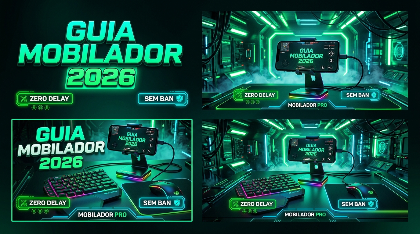 Guia do Mobilador para Celular 2026 Adaptadores e Teclados